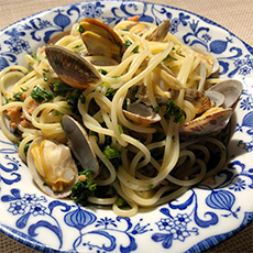 ちょっと変わったボンゴレパスタ