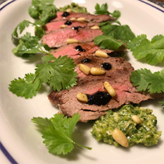 牛肉のタリアータ