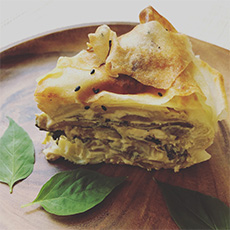 ベジタリアンのフィロパイ