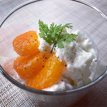 有田みかんのライスプディング