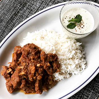 ポークビンダルーカレー